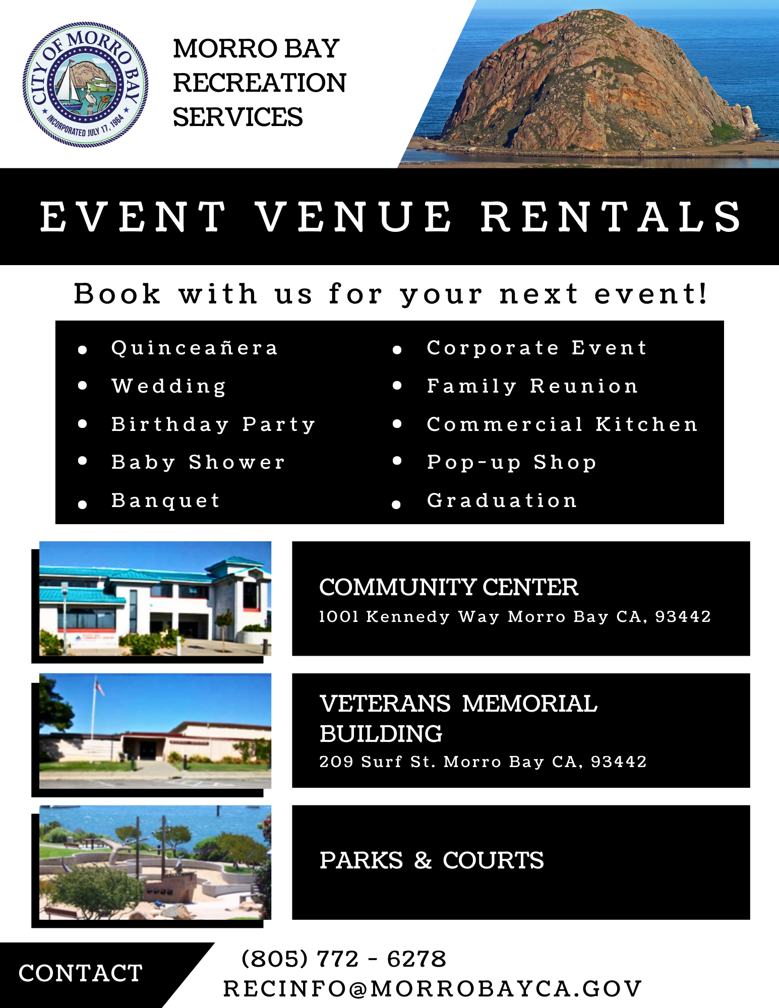 FAcility Rental flyer
