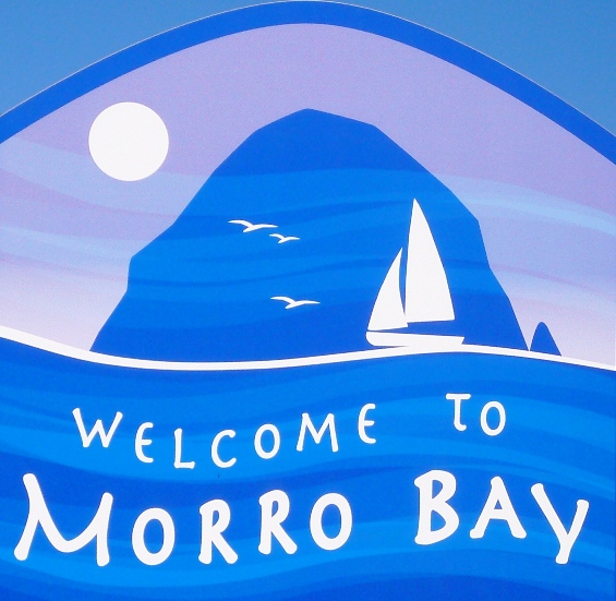 Janeen Burlingame Welcome to Morro Bay sign.JPG